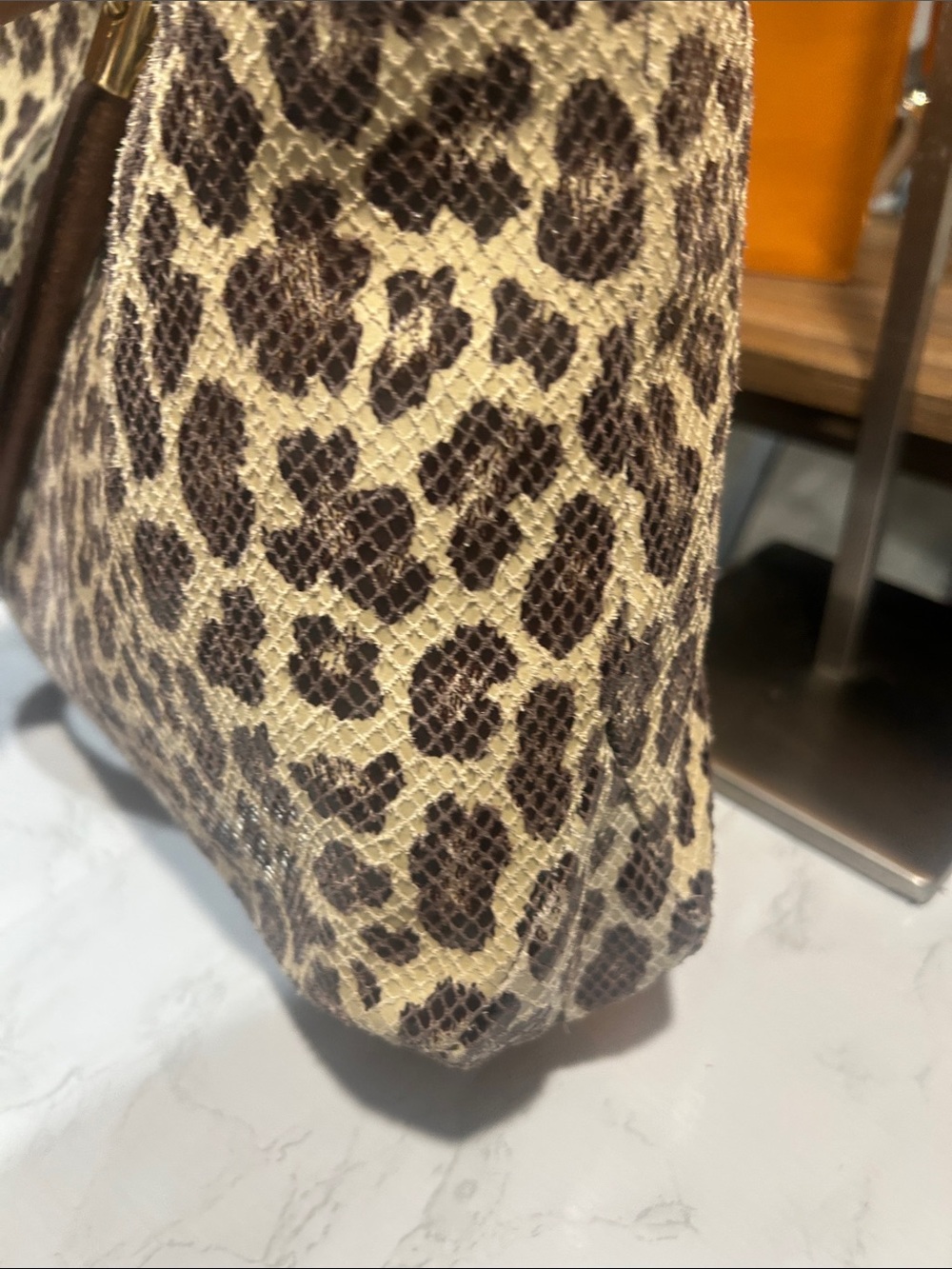 Cynthia Rowley Leopard-Print Tote Bag - Brown/Beige - Picture 8 of 12